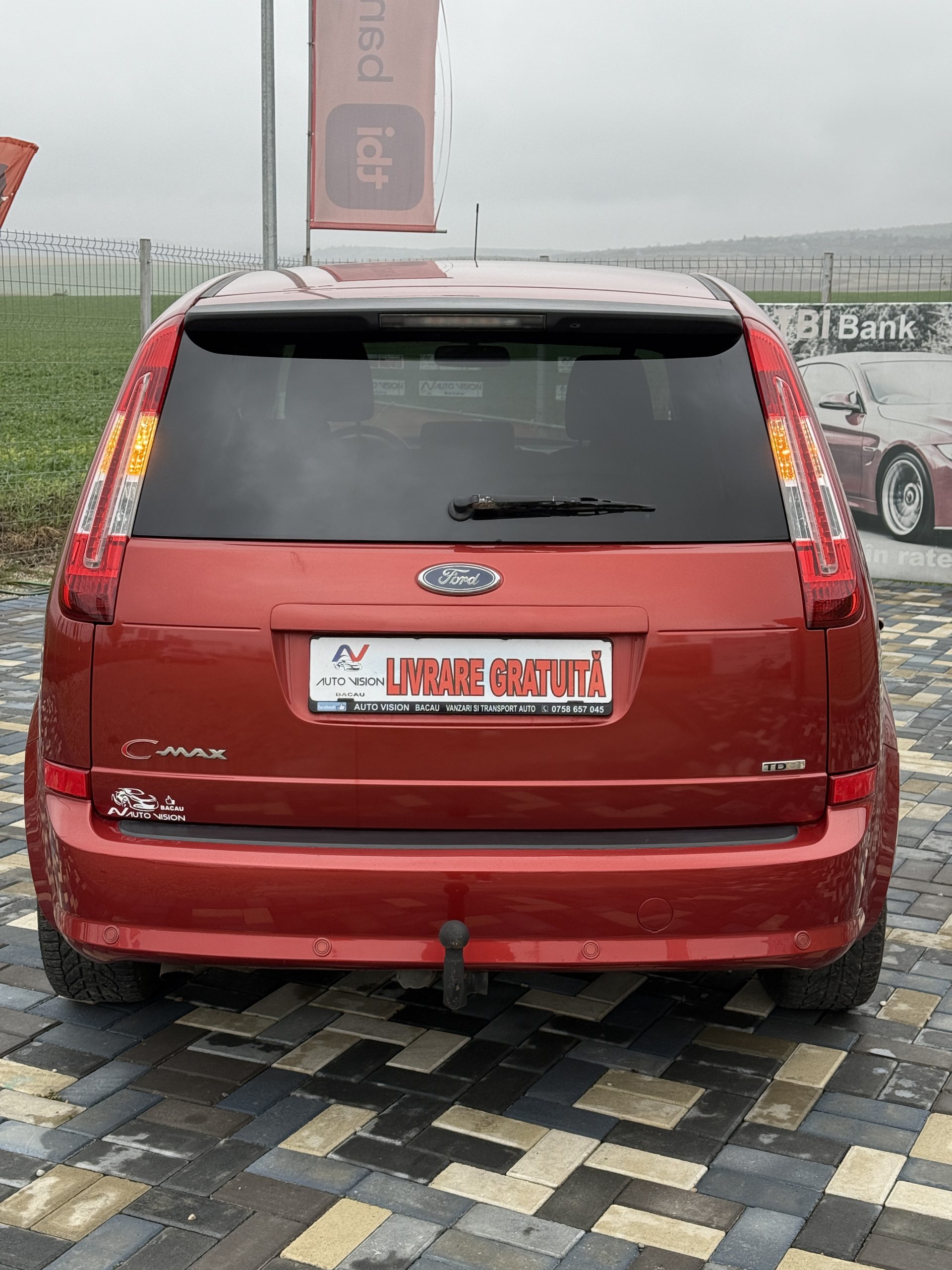 Ford Focus C-MAX 1.6Tdci 110CP 2008 Euro4 Inmatriculata Romania!