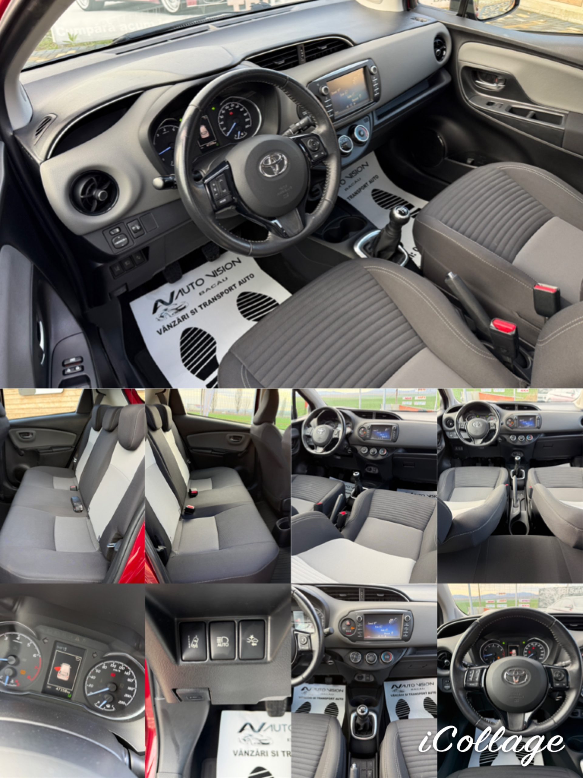 Toyota Yaris 1.0 70Cp Benzina 2017 E6 47358 Km reali Impecabila!