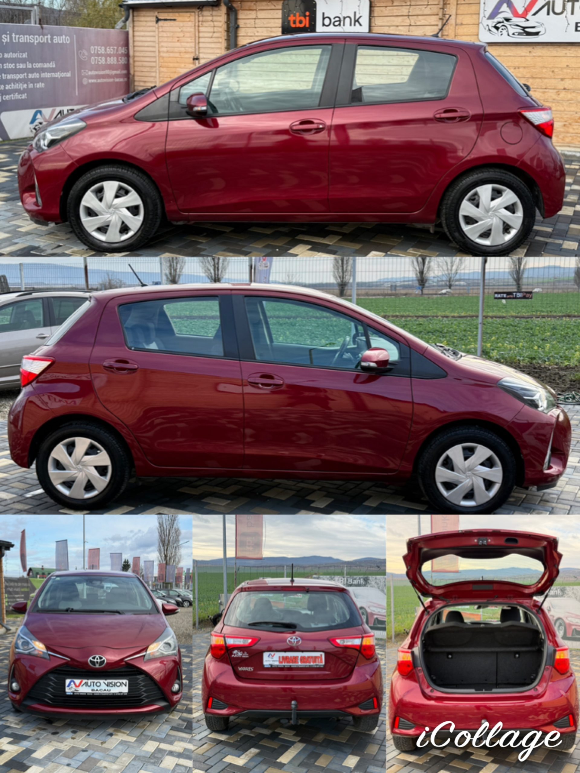 Toyota Yaris 1.0 70Cp Benzina 2017 E6 47358 Km reali Impecabila!