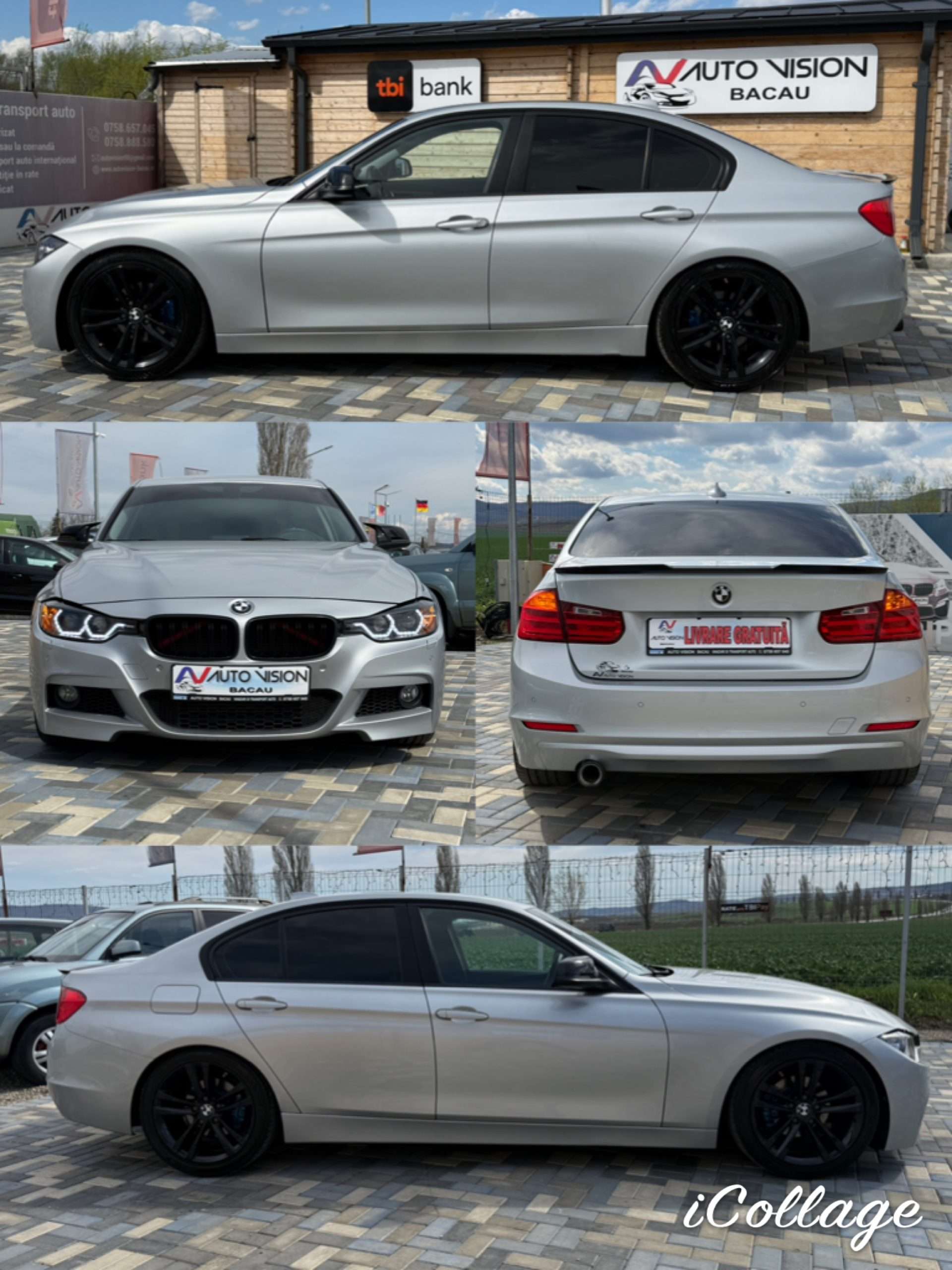 BMW F30 318d 2.0TDi 136CP 04/2014 Euro5 M pachet int/ext Full piele Germania!