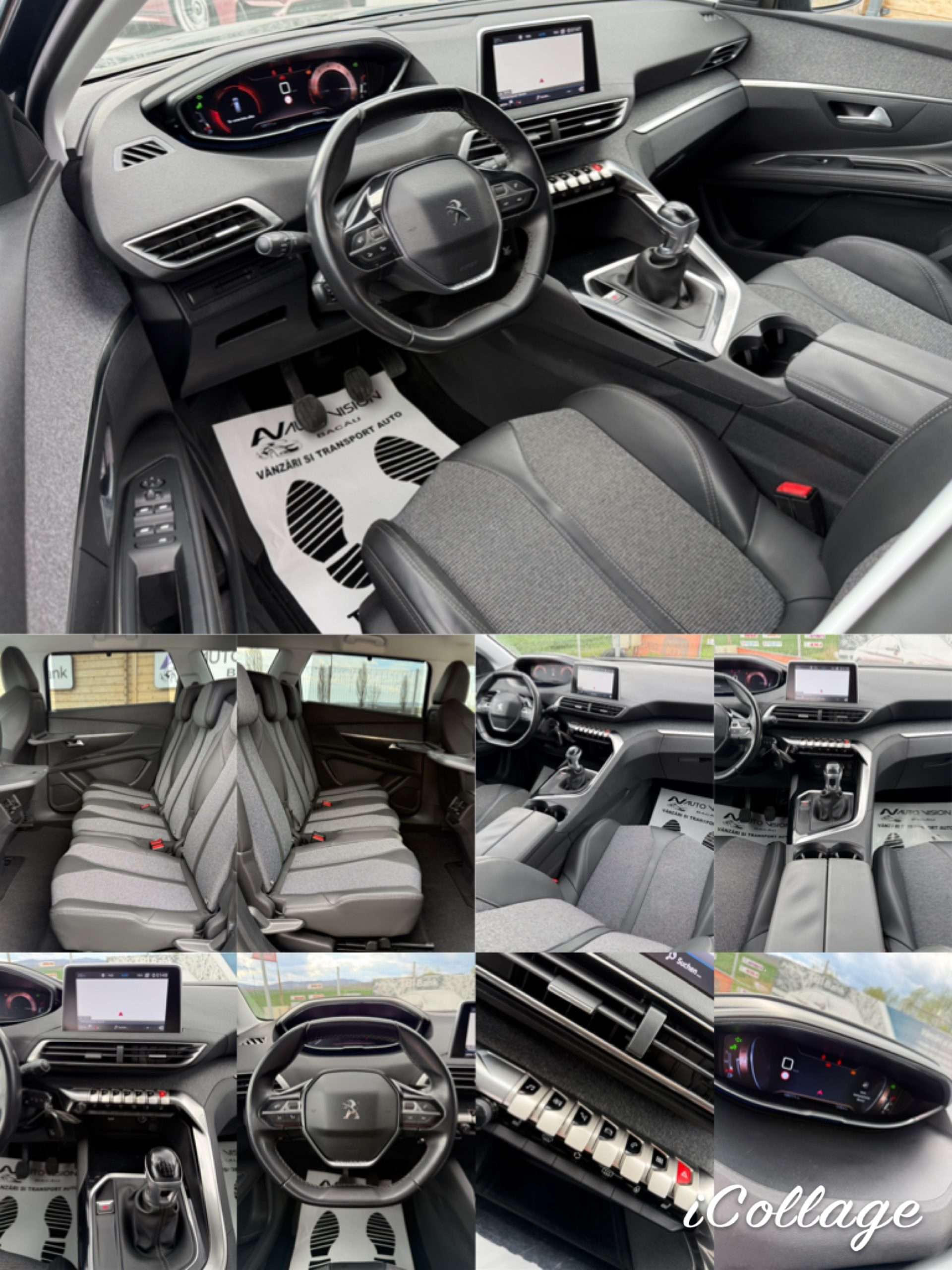 *Peugeot 5008 PureTech 1.2 Benzina 130Cp 06/2017 E6 i-Cockpit digital Full LED Km reali import Germania!