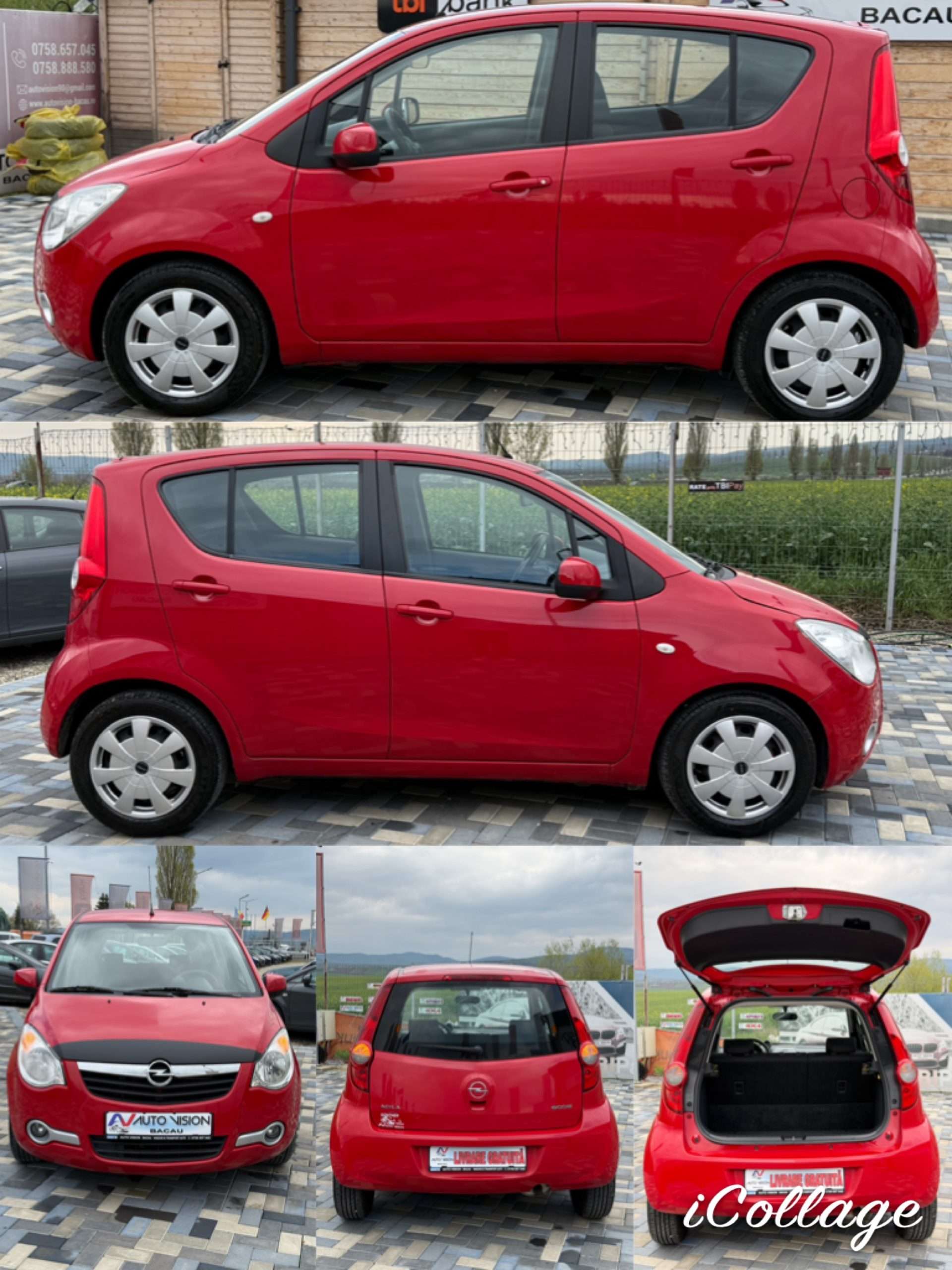 Opel Agila 1.0 Benzina facelift 65Cp 08/2010 Ac MP3 Anvelope vara/iarna Km reali 103.944 import Austria!