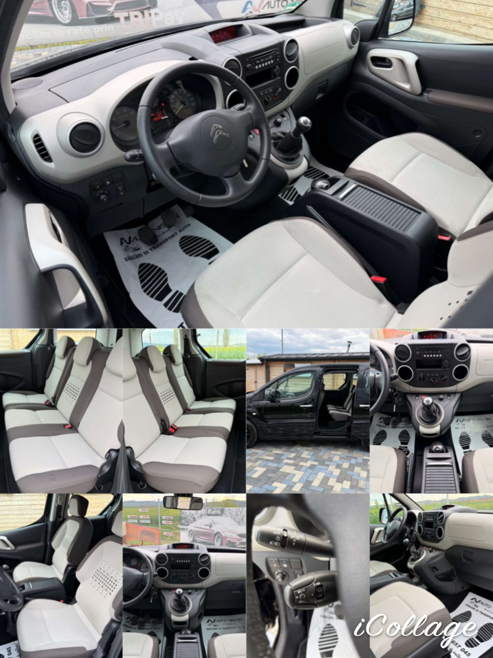 Citroen BERLINGO 1.6 Diesel 93CP 09/2014 Euro5 Ac Km reali stare impecabila Import Germania !