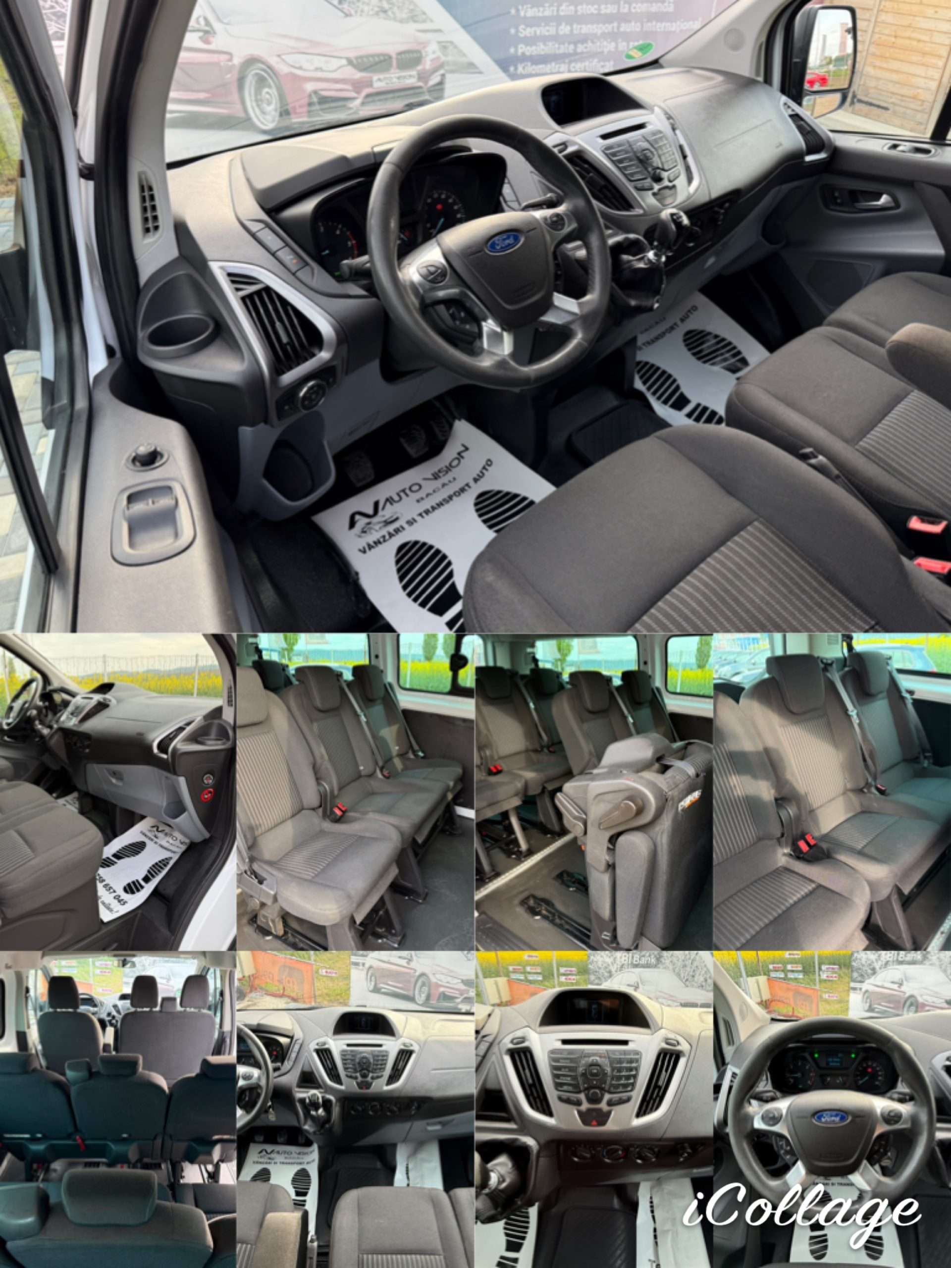 Ford Transit CUSTOM 8+1 locuri 2.2TDci 125CP 10/2014 scaune individuale in stare ireprosabila import Germania!