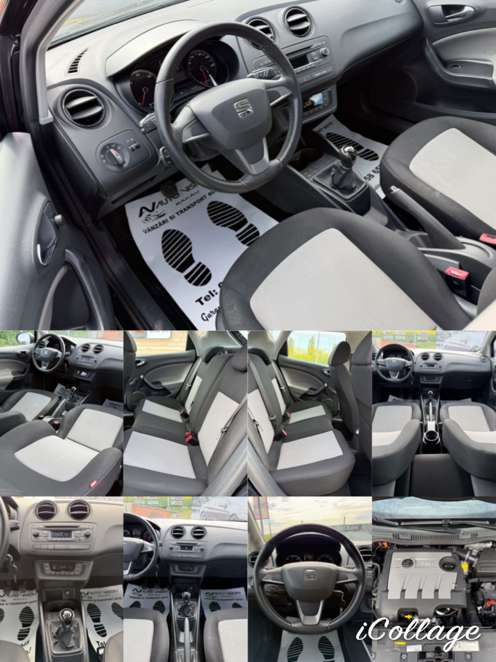 Seat Ibiza 1.6TDI 105 Cp 2014 EURO5 Clima km reali Import Germania!