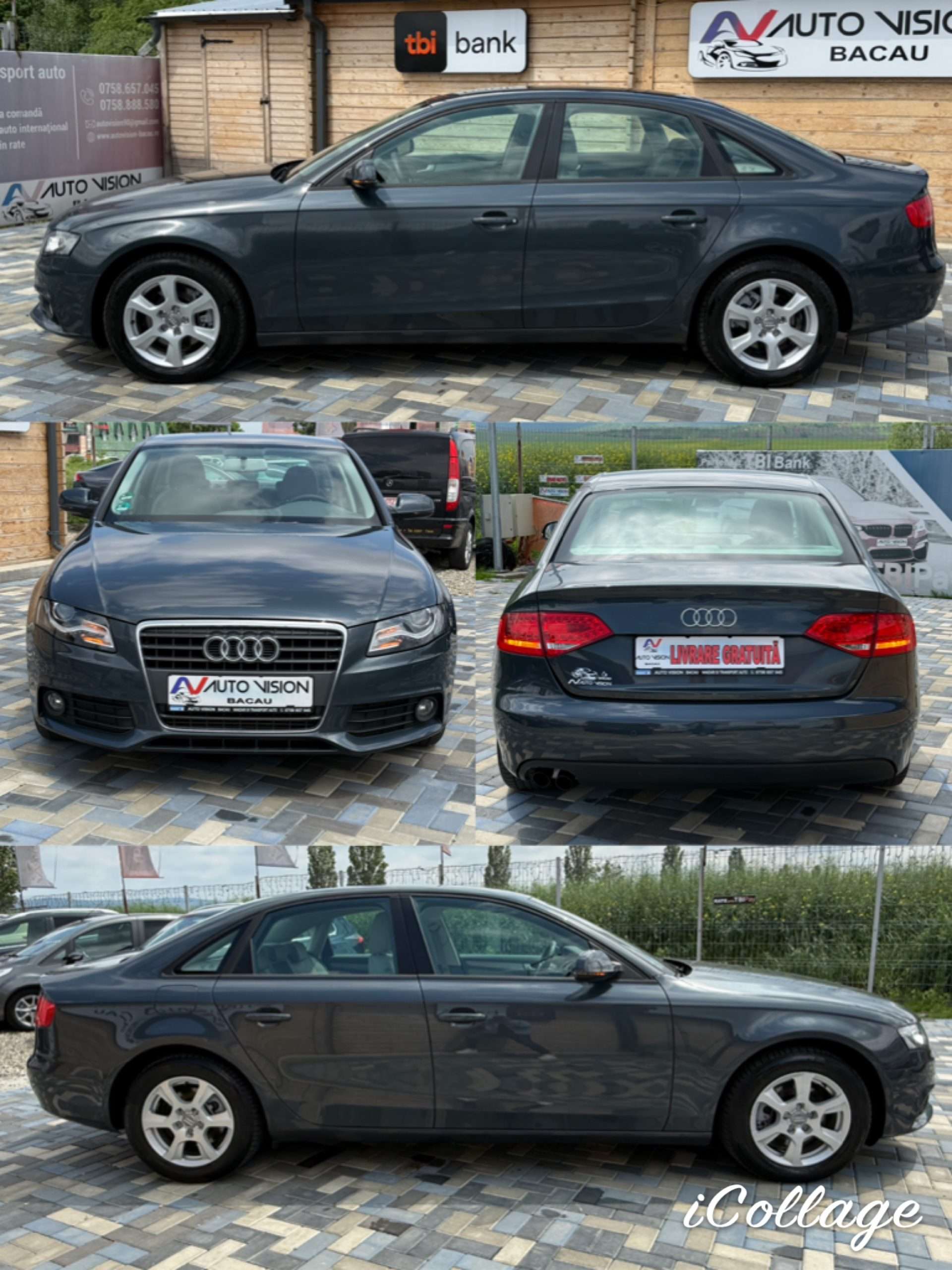 Audi A4 Berlina 1.8Tfsi 160CP 06/2009 Bi-Xenon Km reali 113.742 Euro5 LED Import Germania!