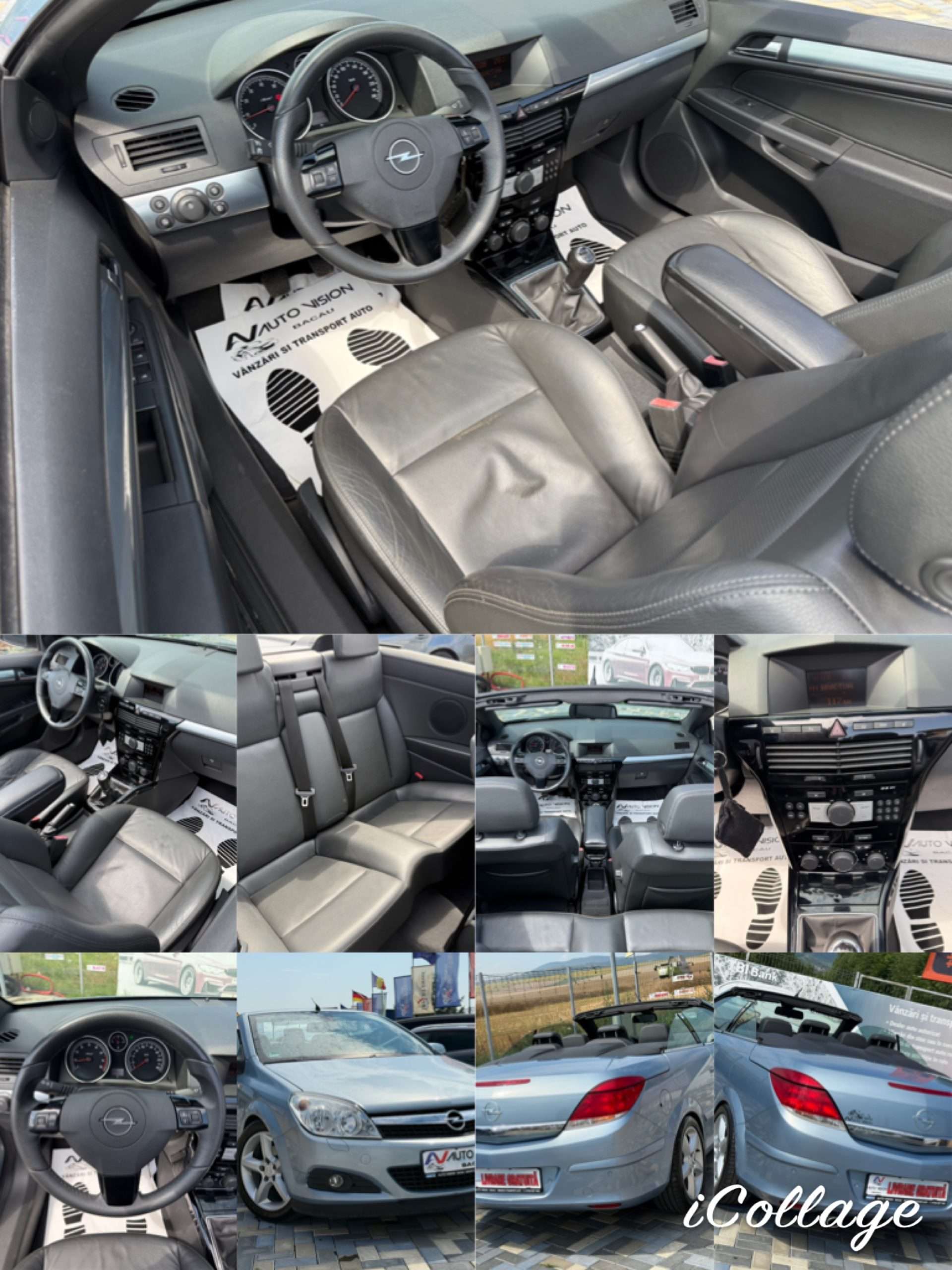 Opel Astra H Coupe Cabrio 1.8Benzina 140CP 05/2007 Full piele Km reali 144.432 Import Germania!