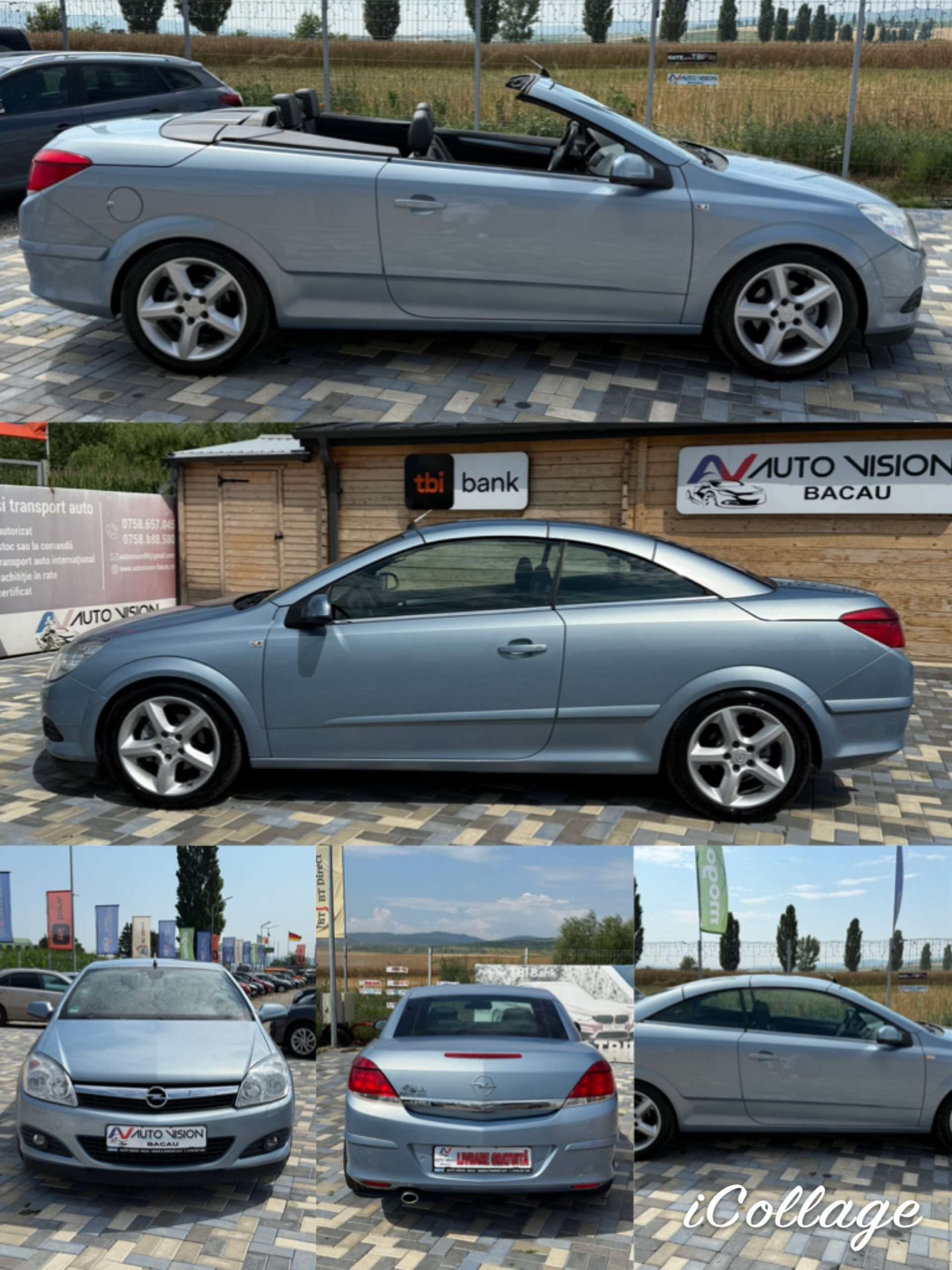 Opel Astra H Coupe Cabrio 1.8Benzina 140CP 05/2007 Full piele Km reali 144.432 Import Germania!