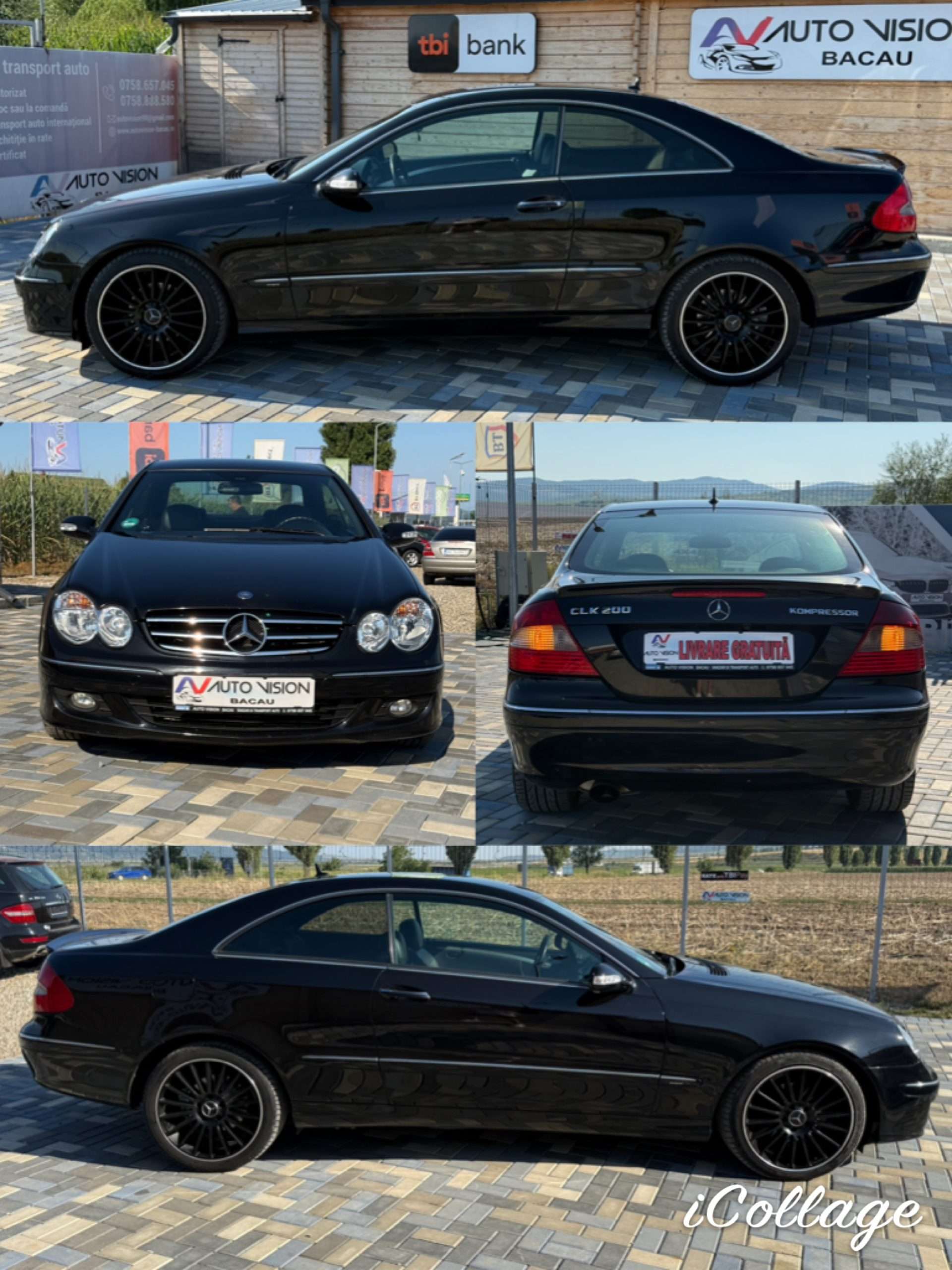 Mercedes-Benz CLK200 Kompressor Avantgarde Coupe 1.8Benzina 163CP 11/2006 Clima NAV Piele Impecabila!